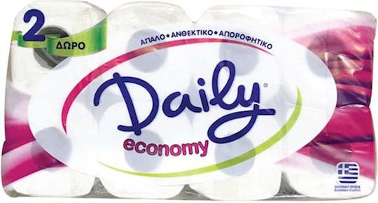 Βιοχαρτέλ Daily Economy Χαρτί Υγείας 8 Ρολά 2 Φύλλων (65gr/Ρολό)