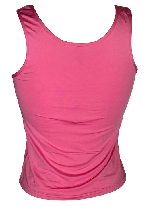 Minerva Women's T-Shirt with Spaghetti Strap Pink