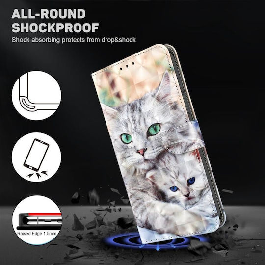 3d Painting Pattern Brieftasche (iPhone SE 2020)