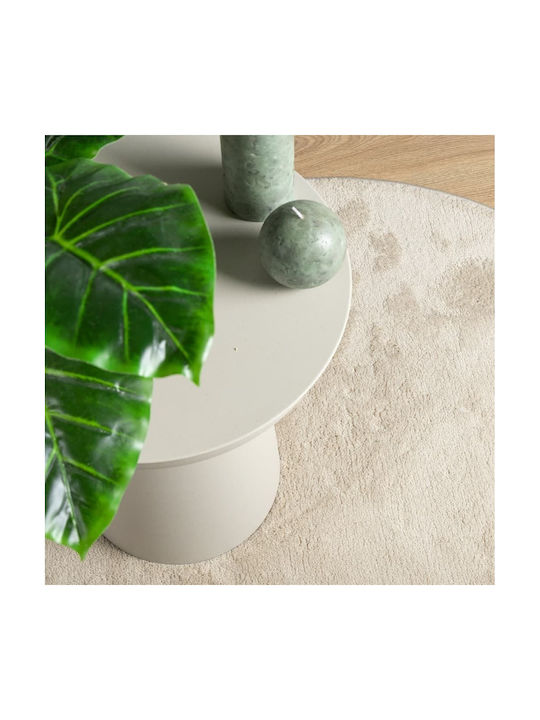 vidaXL Oviedo Rug Round Beige