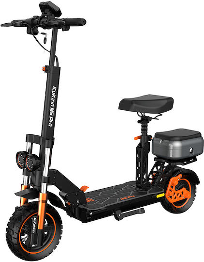 Kugoo Elektroroller für Kinder mit 55km/h Max Geschwindigkeit und 70km Reichweite in Schwarz Farbe mit Sitz