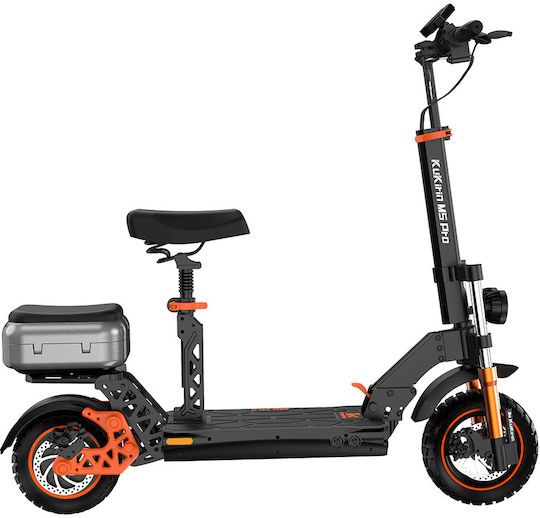 Kugoo Elektroroller für Kinder mit 55km/h Max Geschwindigkeit und 70km Reichweite in Schwarz Farbe mit Sitz