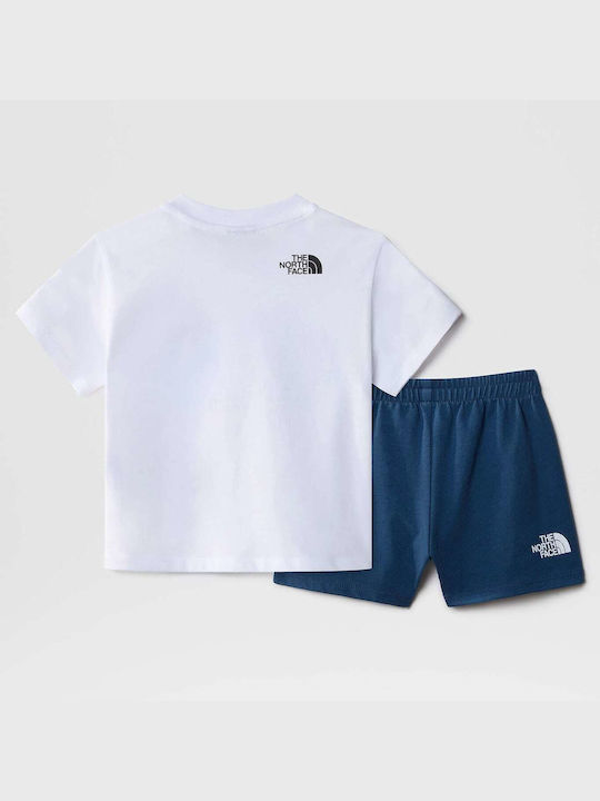 The North Face Kids Set with Shorts Summer 2pcs Dark Blue