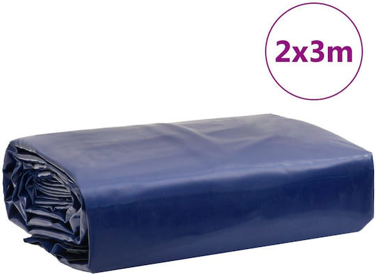 vidaXL Waterproof Tarpaulin 650gr/m² 3x2m. Heavy Duty Blue