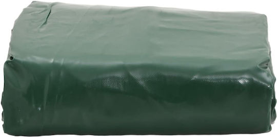 vidaXL Waterproof Tarpaulin 650gr/m² 4x4m. Heavy Duty Green