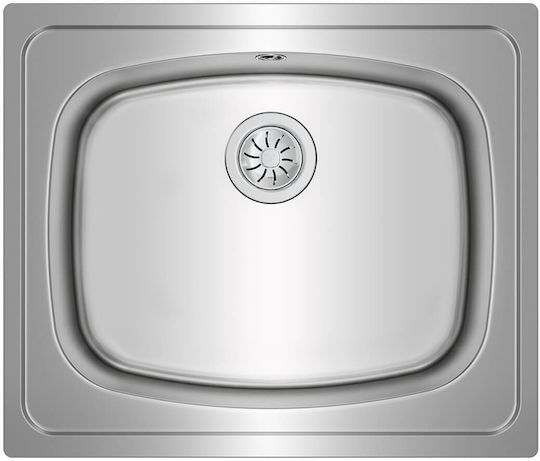 Teka Universe 60 T-XP 1B 115010012 Drop-In Chiuvetă Inox Satinat L60xW51cm Argintiu