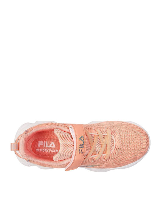 Memory Musha Παιδικά Sneakers με Σκρατς Πορτοκαλί
