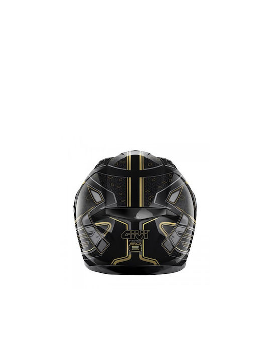 Givi H50.8 Mystical Black/Gold Motorradhelm Volles Gesicht ECE 22.06 mit Pinlock und Sonnenblende