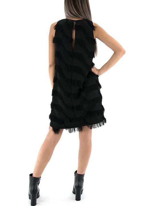 Dress Καλοκαιρινό Mini Βραδινό Φόρεμα Μαύρο