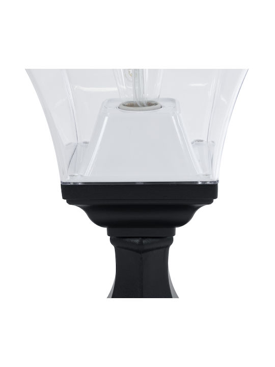 GloboStar Dirahio Outdoor Floor Lamp with Adjustable White Light IP65 for E27 Bulb Black