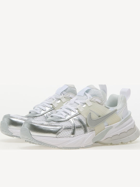 V2k Run Pentru Femei Chunky Adidasi Albi / Argintiu Metalic-Platinum Tint