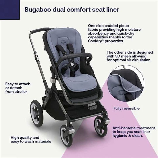 Bugaboo Υπόστρωμα Καροτσιού Dual Comfort Dune Taupe
