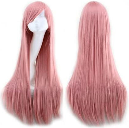 Wig with Synthetic Hair 80cm