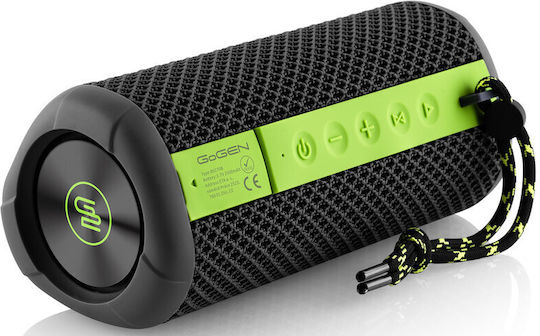 GoGEN Waterproof Bluetooth Speaker 10W with Battery Life up to 11.5 hours Black BS 270B