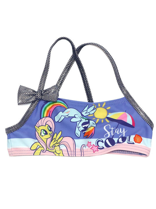 Pony Kinder Badeanzug Bikini Blue