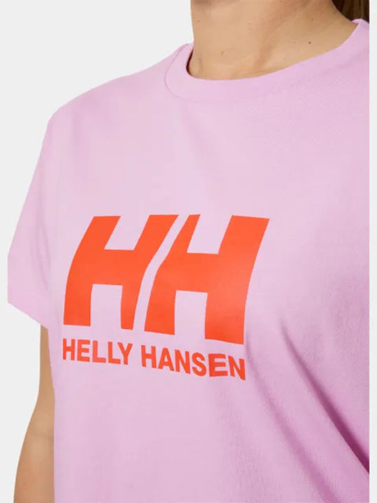 Helly Hansen W Hh Logo T-shirt 2.0 Cherry Blos