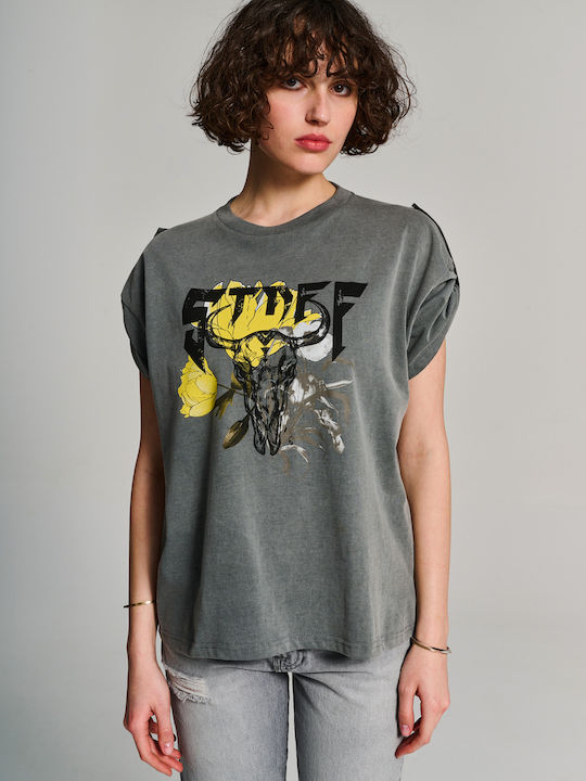 Donna T-shirt Smoke 63-013.051.ν0097 Donna T-shirt Smoke 63-013.051.ν0097