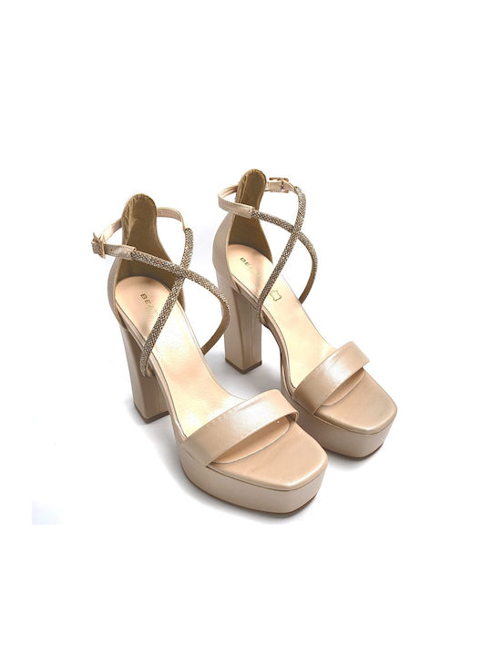 Beatris Damen Sandalen in Beige Farbe