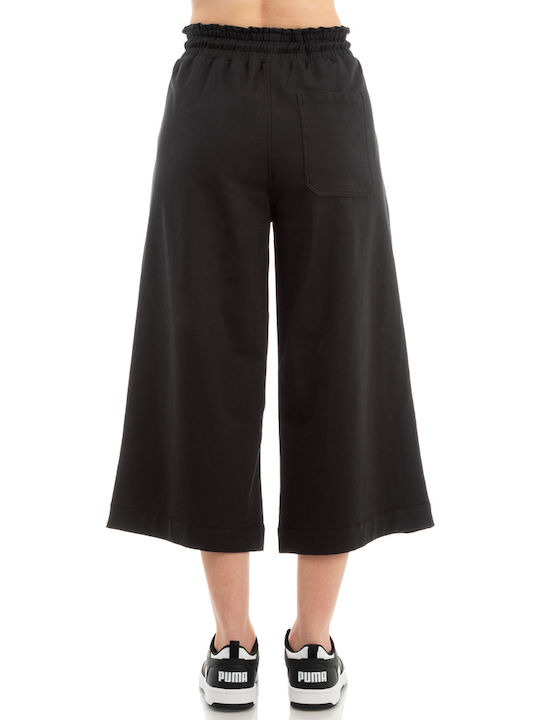 Women Co El Terry Cropped Wide Leg Pant 02112401-01