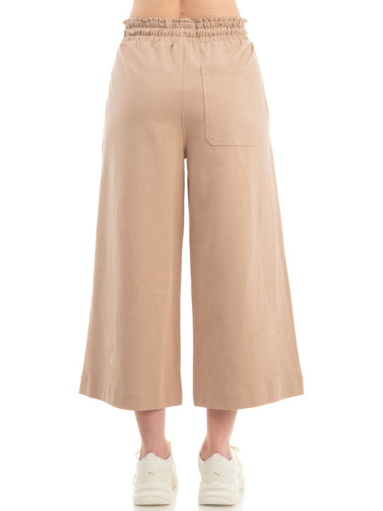 Women Co El Terry Cropped Wide Leg Pant 02112401-15b