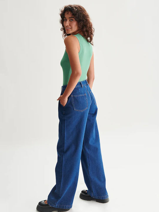 24 Colours Blue Pants Γυναικείο Τζιν Παντελόνι 80351-blue Blue