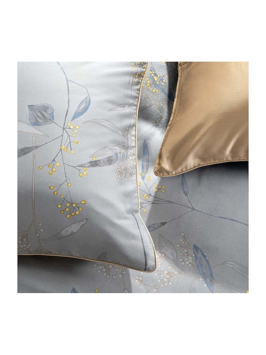 Charisma Set Huse Pentru Pilote 230x250cm Superdublu Cu 2 Fețe De Pernă Sapphire Garden