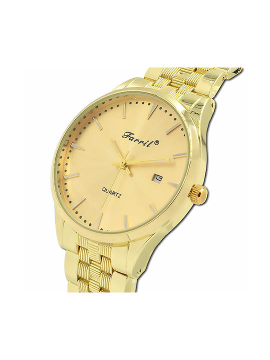 Farril Juana Watch with Gold Metal Bracelet