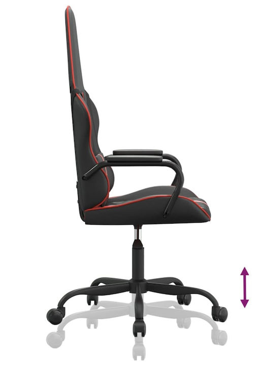vidaXL 345558 Καρέκλα Gaming Δερματίνης Κόκκινη