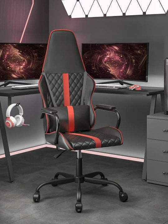vidaXL 345558 Καρέκλα Gaming Δερματίνης Κόκκινη