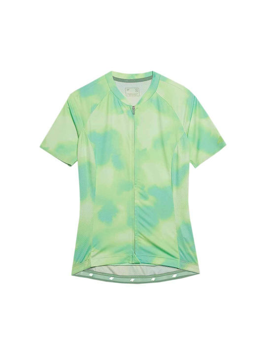 4F Cycling Short Sleeves Cycling Jersey Green