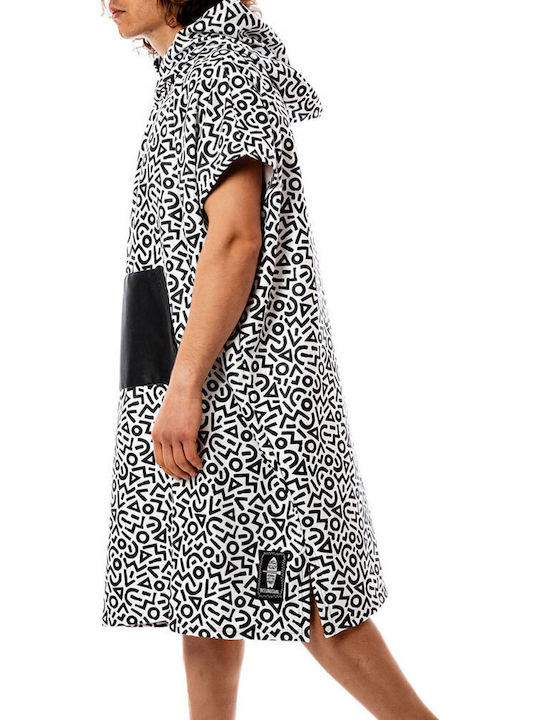 Bee. Unusual. Microfiber Beach Poncho Multicolour