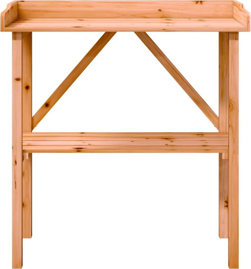 vidaXL Βάση Γλάστρας Ξύλινη Καφέ 78x38x82.5εκ.