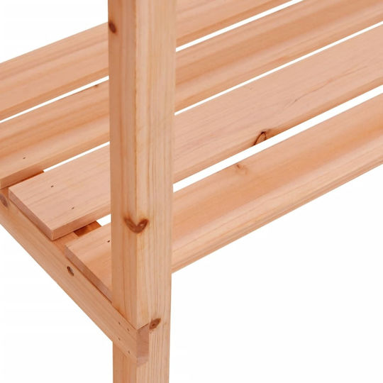 vidaXL Βάση Γλάστρας Ξύλινη Καφέ 78x38x82.5εκ.