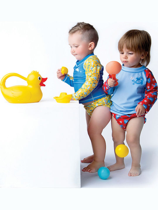 Set UV Swimsuit Hat Shirt Willy Whale Zoocchini Bws-zoo16004