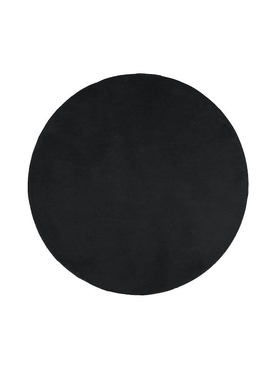 vidaXL Oviedo Rug Round Black