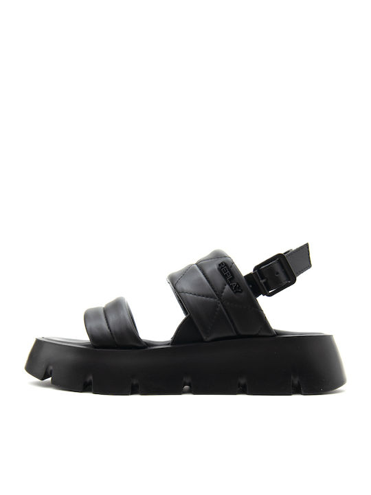 Replay Gwf3b.000.c0008s Noemi Summer Flatform Sandals Women Replay Black Rf3b0008s-003 Replay Gwf3b.000.c0008s Noemi Summer Flatform Sandals Women Replay Black Rf3b0008s-003
