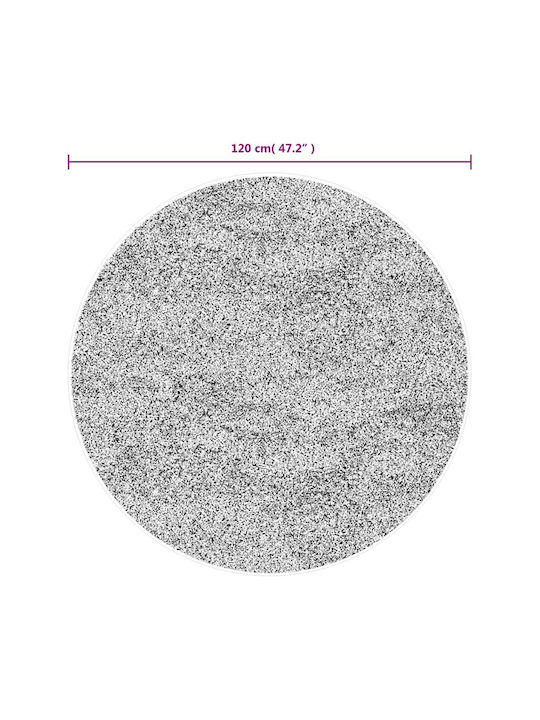 vidaXL Oviedo Rug Round Cream