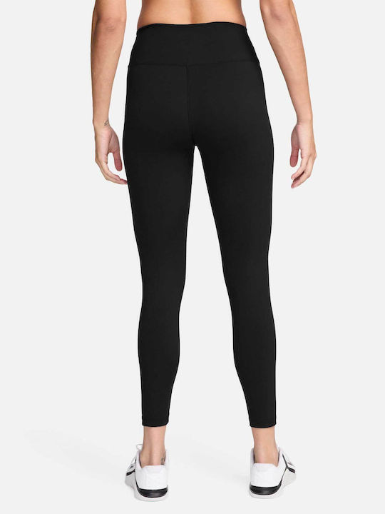Nike One Drifit Highwaisted 7/8 Leggings Παντελόνι Φόρμας Μαύρο