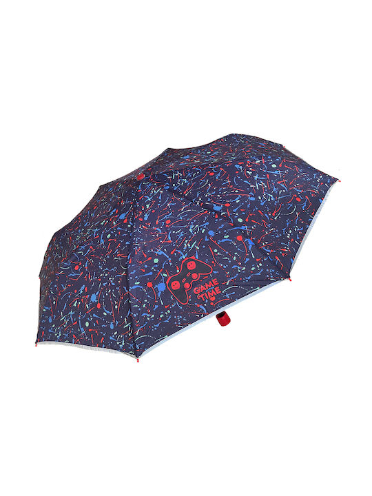 Gift-Me Kids Compact Umbrella with Diameter 92cm Blue