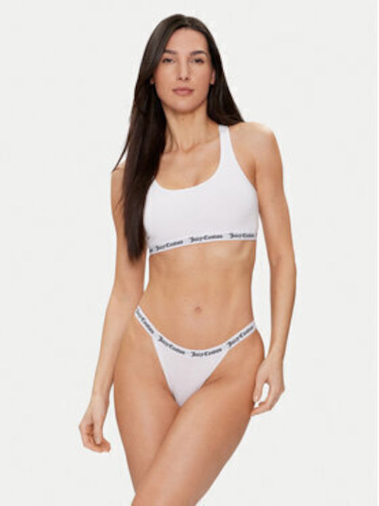 Juicy Couture Bra Top Jclbt223517 White Bra Top Juicy Couture
