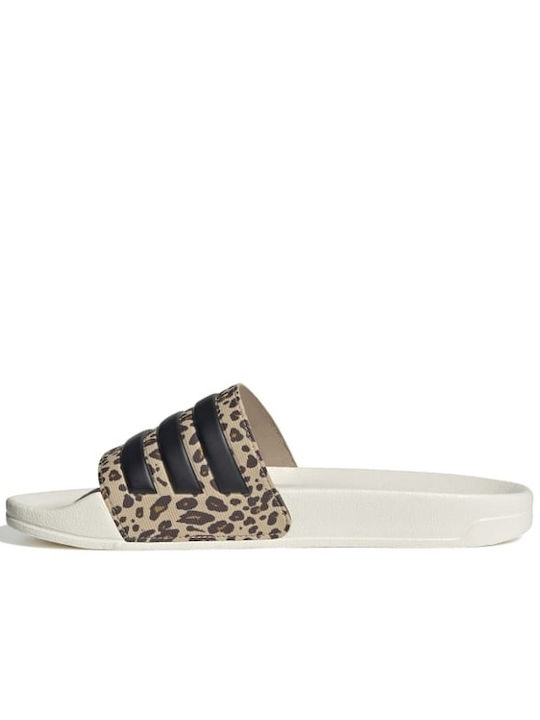 Adidas Frauen Flip Flops in Beige Farbe