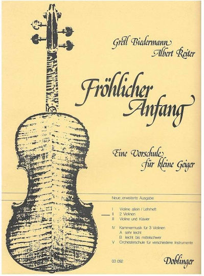 Doblinger Biedermann - Frohlicher Anfang Vol.2 For Two Violins