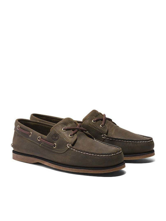 Men's Boat Shoes Brown