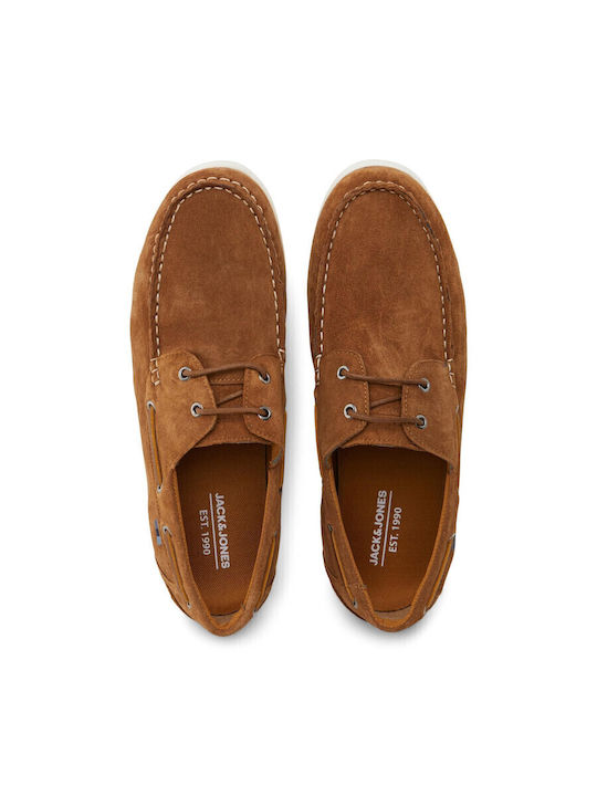 Jack & Jones Ανδρικά Μοκασίνια Μπεζ