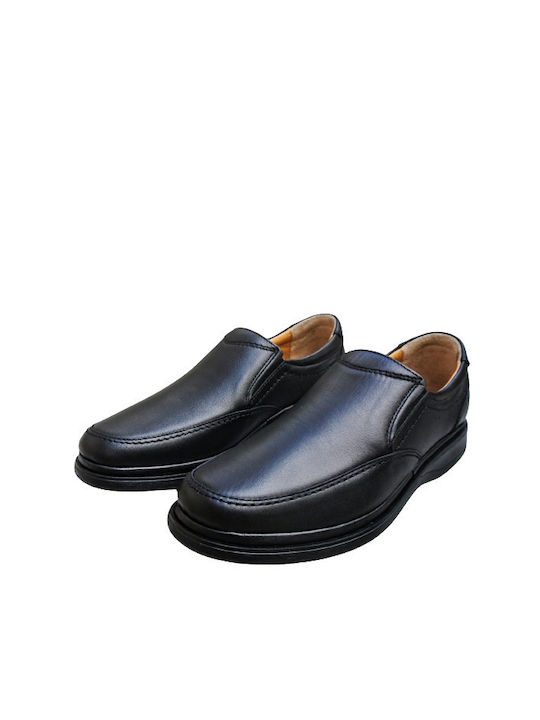 Αntonello Leder Herren Freizeitschuhe Anatomisch Schwarz
