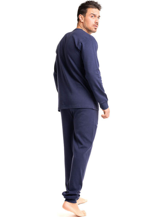 Nina Club Men's Winter Pajamas Set Blue