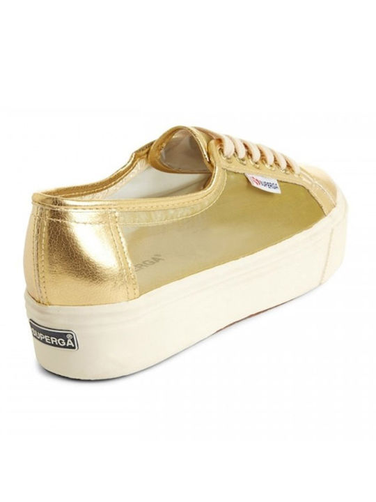 Superga Netw Γυναικεία Sneakers Χρυσά