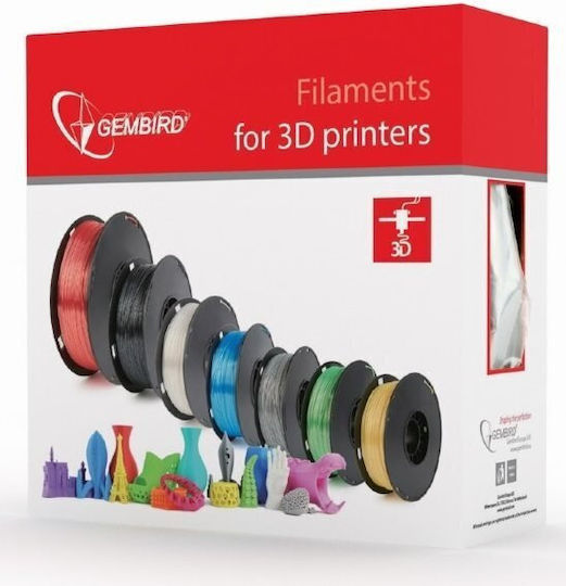 Gembird PLA 3D Printer Filament 1.75mm Orange 1kg