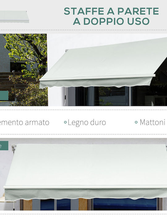 Outsunny Tent Terrace 2x2.95m