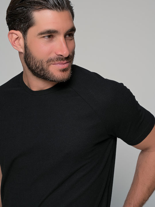 Waffle T-shirt Black